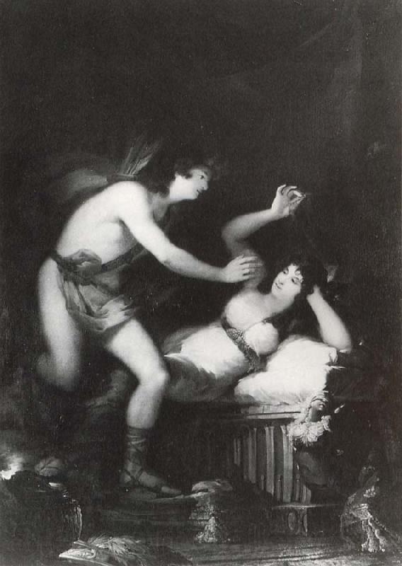 Francisco Goya Cupid and Psyche